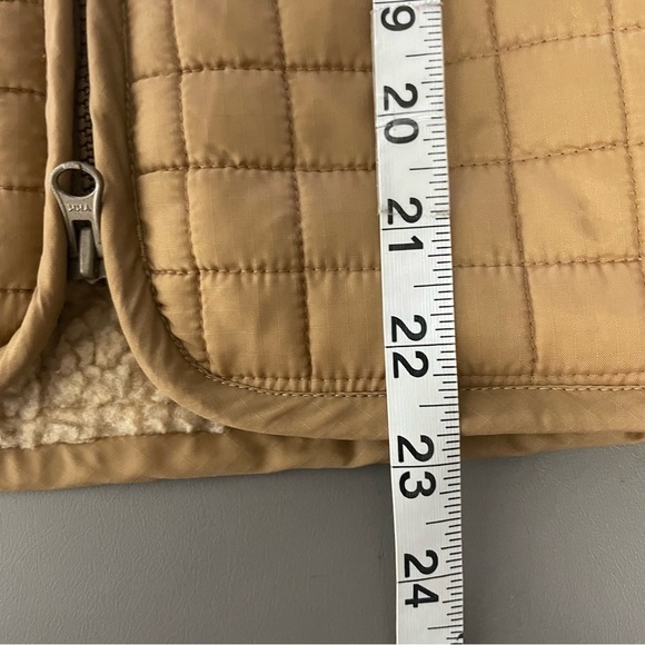 Tsunami Quilted Fleece-Lined Bomber Jacket – Tan – Size Medium - Picture 12 of 12